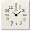 Horloge Large Dorée avec des chiffres