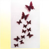 Sticker papillons marrons