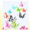 Sticker papillons multicolores