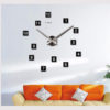 Horloge Large noire avec des chiffres