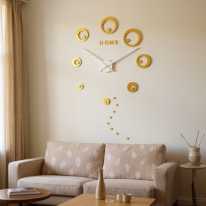 horloge dore cercle 4 s