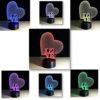 Lampe led 3d Love – 7 couleurs –