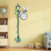 Horloge murale avec sticker
