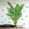 Sticker plante avec papillons 78*113cm