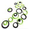 Déco 3D cercles –  Noir vert