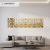 -Autocollant 3D Doré 200 x 50cm