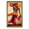 Tableau Femme 60x 100 cm