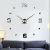 Horloge Large miroir avec des chiffres