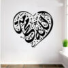 Sticker islamique Coeur