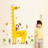 Sticker toise avec girafe H: 130 * L: 120cm