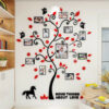 Sticker 3d Arbre avec cadres photos