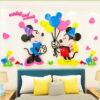 Sticker 3d enfant Mickey 180 x 100 cm