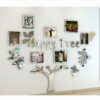 sticker 3d arbre avec cadres photos