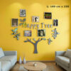sticker 3d arbre avec cadres photos