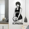 Sticker 3d Femme Basket 46 x100 cm