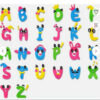 Sticker 3d Enfant Lettres