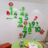 Sticker 3d Enfant chiffres vert rouge