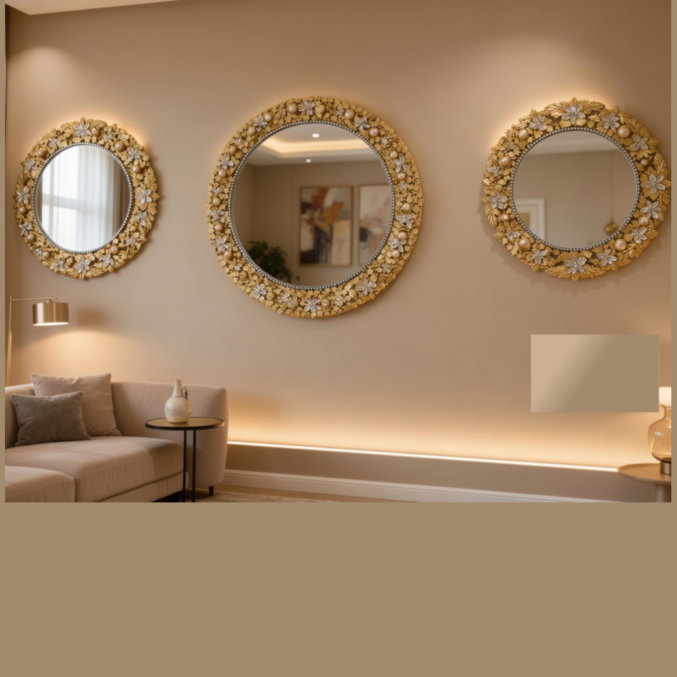 3 decos dore miroir 111