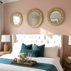 3 decos miroir dorés 11