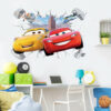 autocollant enfant Flash McQueen et Cruz Ramirez