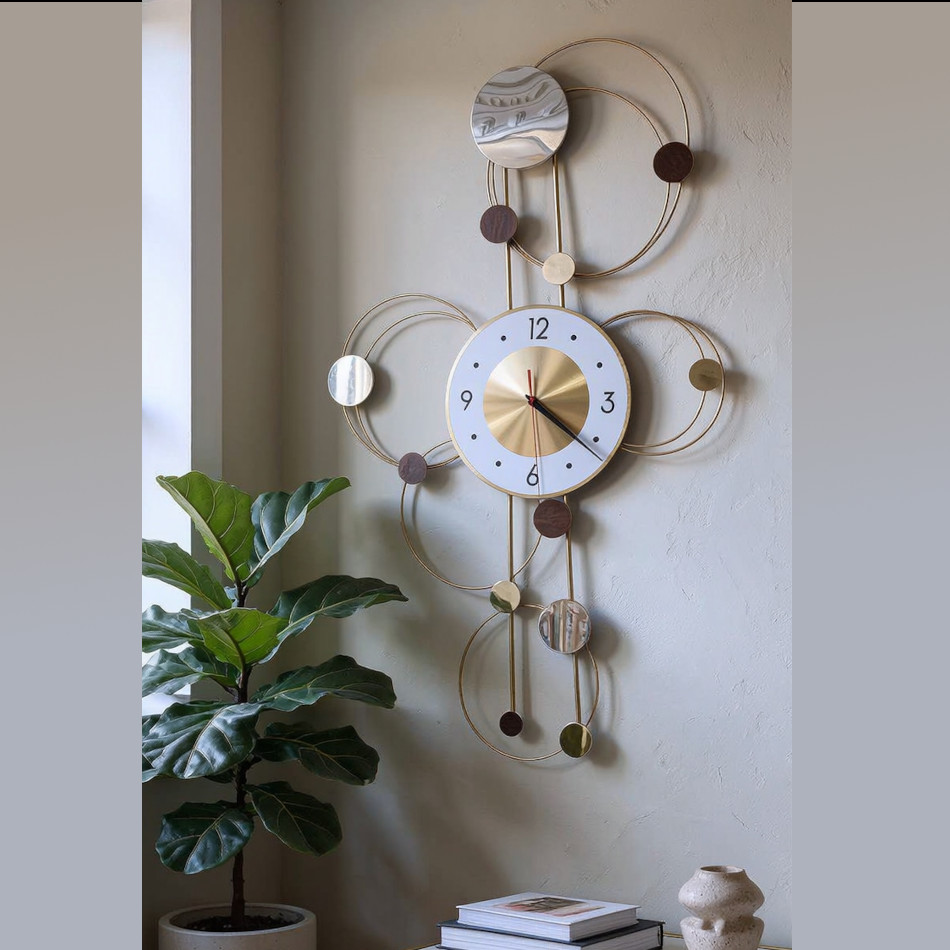 Horloge avec des cercles 1