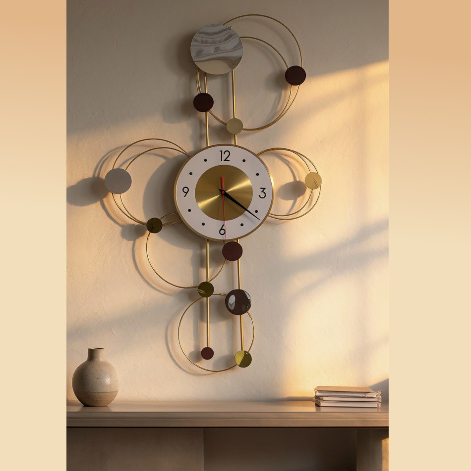 Horloge avec des cercles