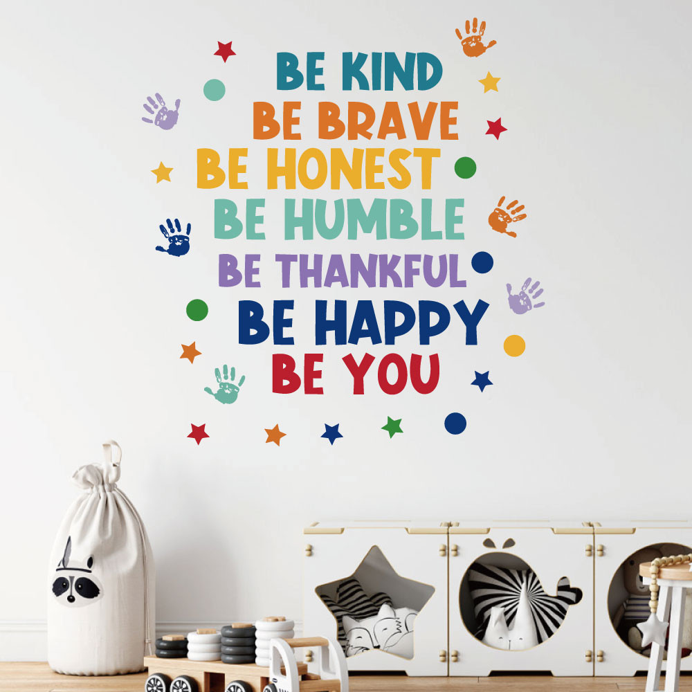 autocollant be kind 2