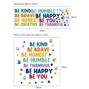autocollant be kind 4