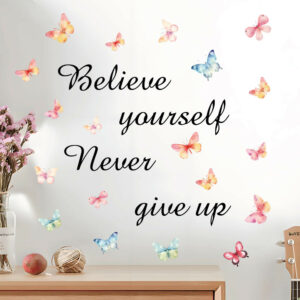 - Autocollant citation beleive in yourself