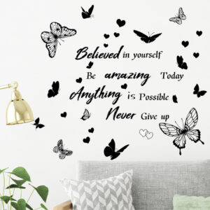 -Autocollant citation Beleive in yourself