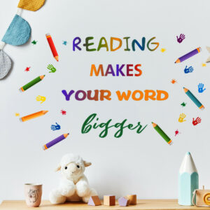 - Autocollant enfant reading
