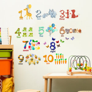 - Autocollant enfant chiffres