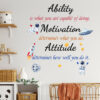 – Autocollant citation Ability