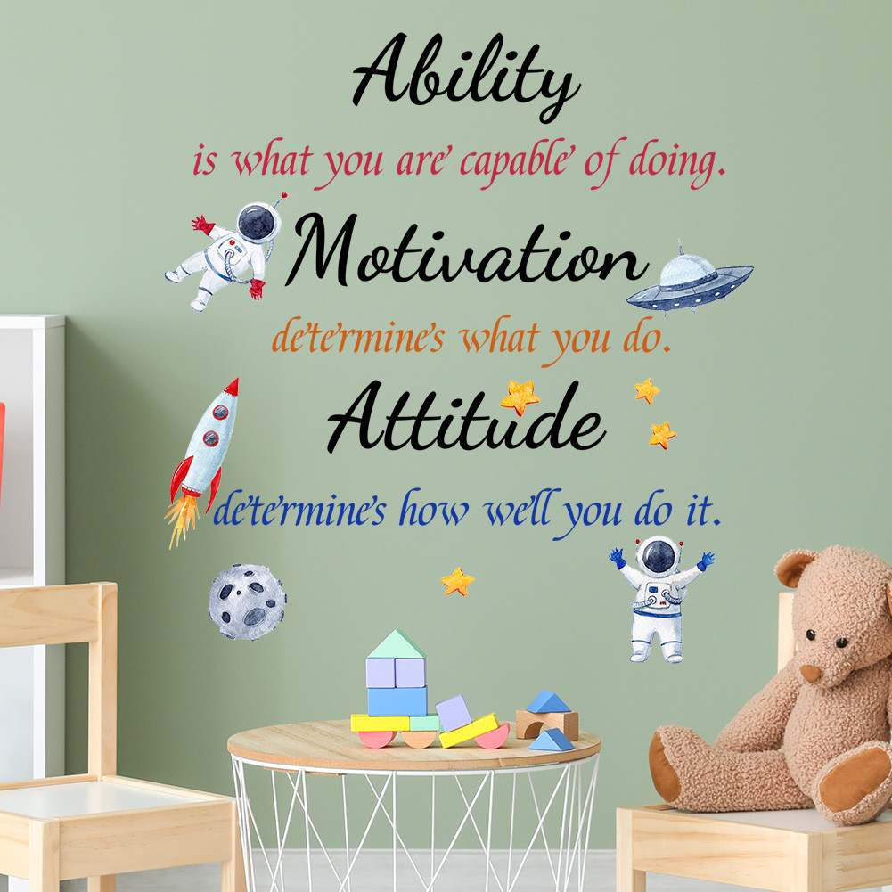 autocollant enfant citation ability 1111
