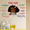 – Autocollant motivation you are