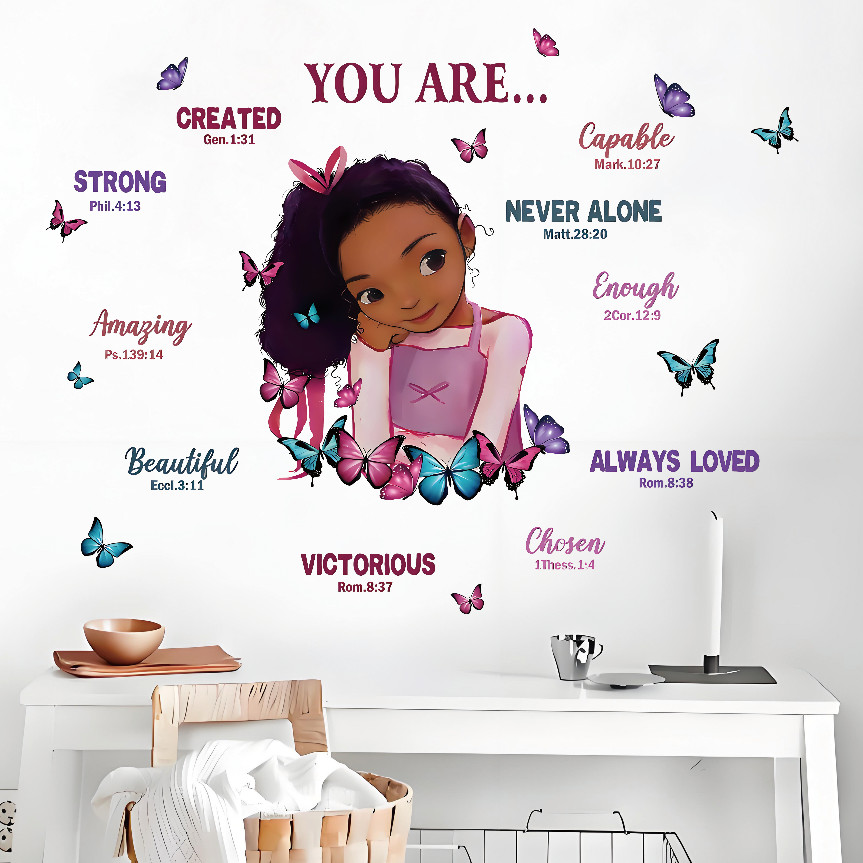 autocollant enfant motivation you are created 1