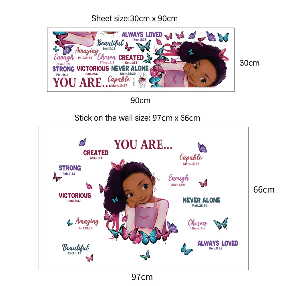 autocollant enfant motivation you are created 5