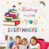 – Autocollant enfant reading