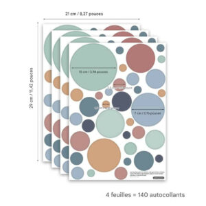 autocollant enfant rond 1