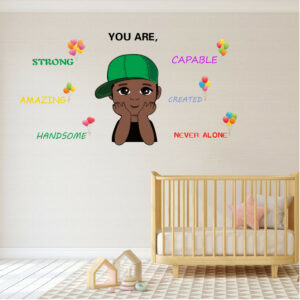 autocollant enfant you are garcon