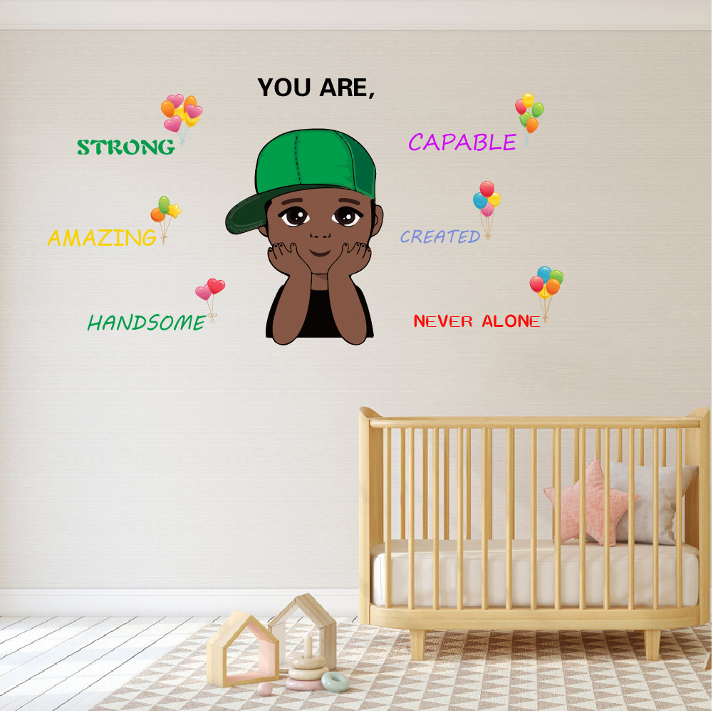autocollant enfant you are garcon