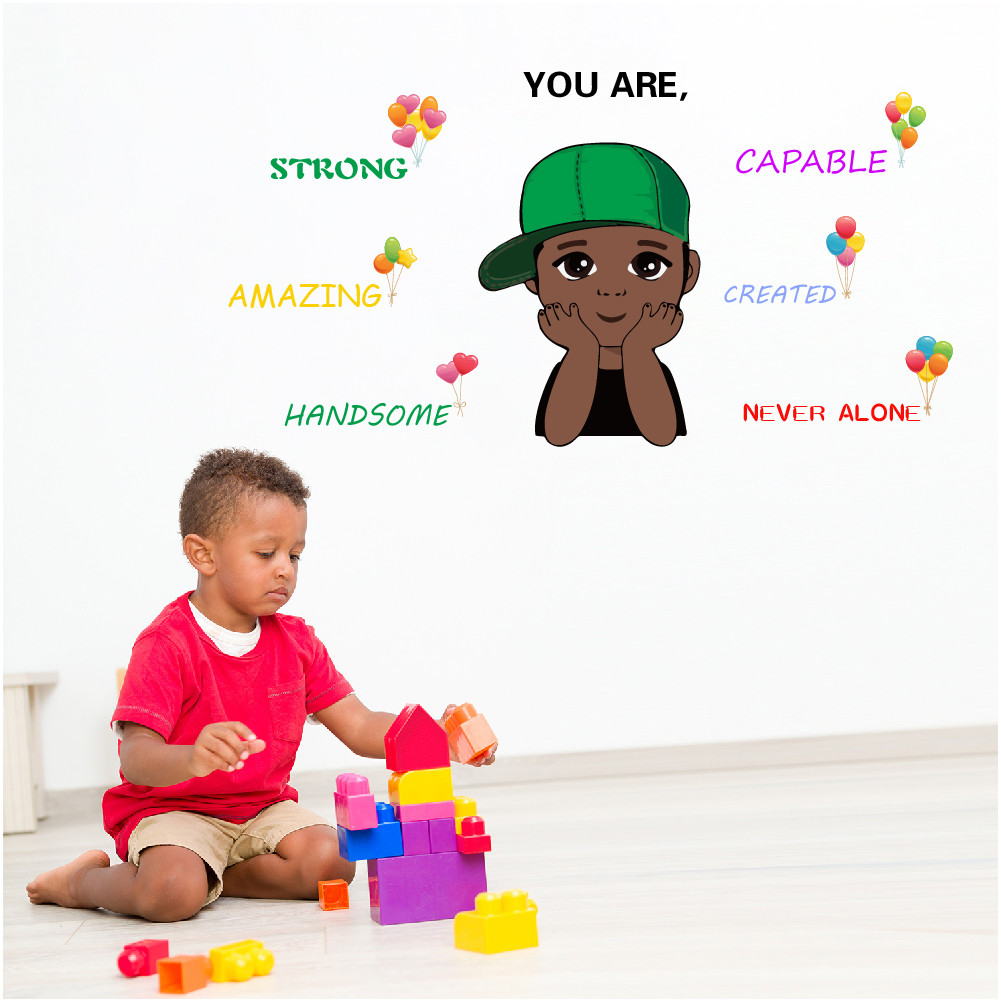 autocollant enfant you are garcon 1