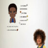 – Autocollant motivation i am