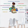– Autocollant enfant reading