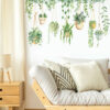 — Autocollant plante vertes tombantes