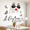 – Autocollant Femme – a strong woman –