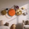 – Horloge Design multicolore