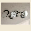 – Horloge noire miroir
