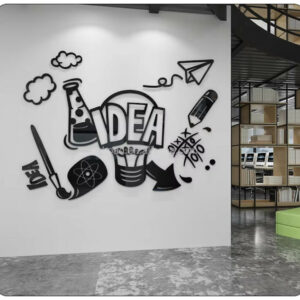 Autocollant 3d Bureau idea