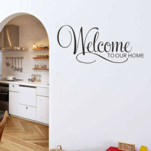 Autocollant welcome